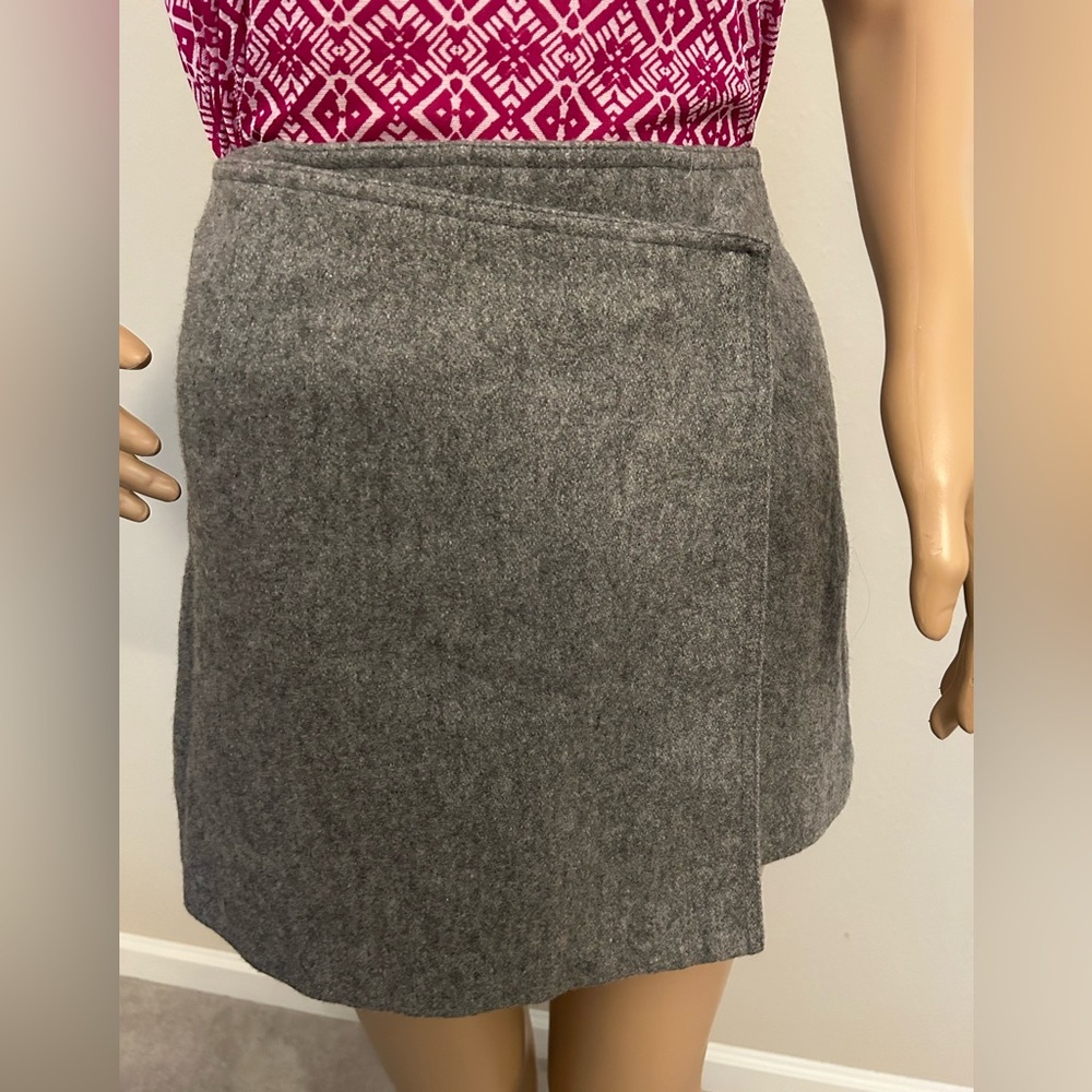 Express wrap mini skirt